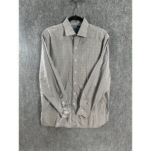 POLO by Ralph Lauren "Regent Classic Fit"‎ Gray Neck Size 16 Sleeves 34 Grey